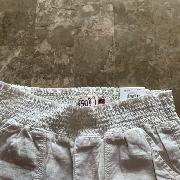 - SO Women's Lightweight Linen Blend Pants Small - Picture 8 of 16